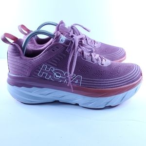 Hoka bondi 6 Heather rose lantana women sz 10